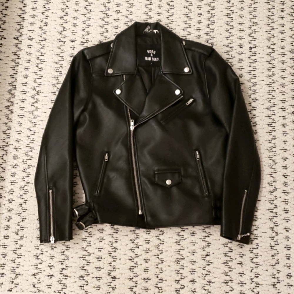 Born a Bad Seed Vegan Leather Jacket